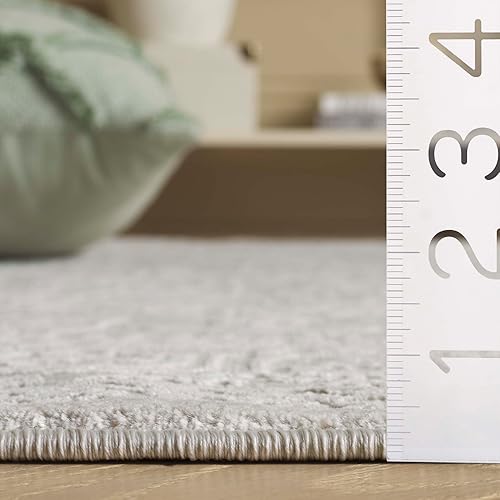 Miniatura 9 de SAFAVIEH Reflection Collection RFT670C - Tapete con diseño bohemio tribal envejecido, no desprende pelusa, de fácil cuidado, ideal para zonas de