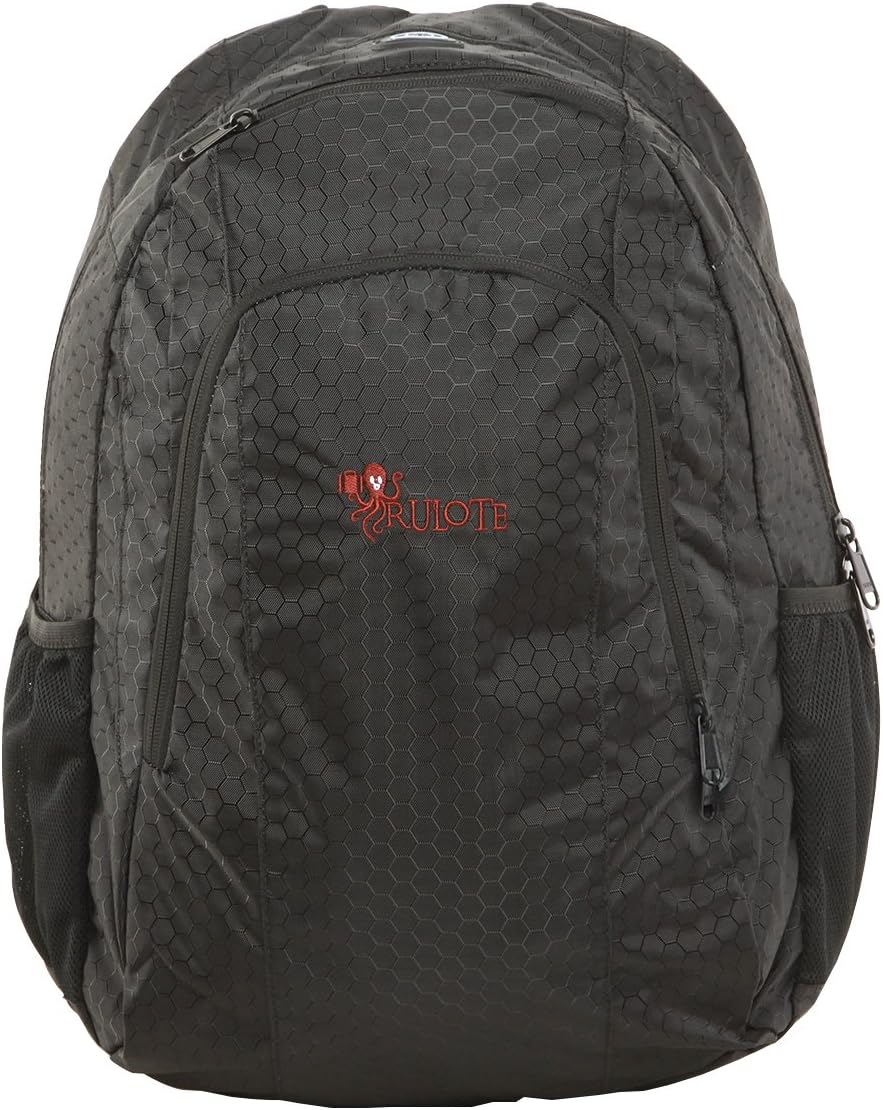 RULOTE 42L Outdoor Sport Lightweight Hiking Backpack, Water-resistant Camping Trekking Rucksack for Cycling Travel Climbing Backpack (Black)