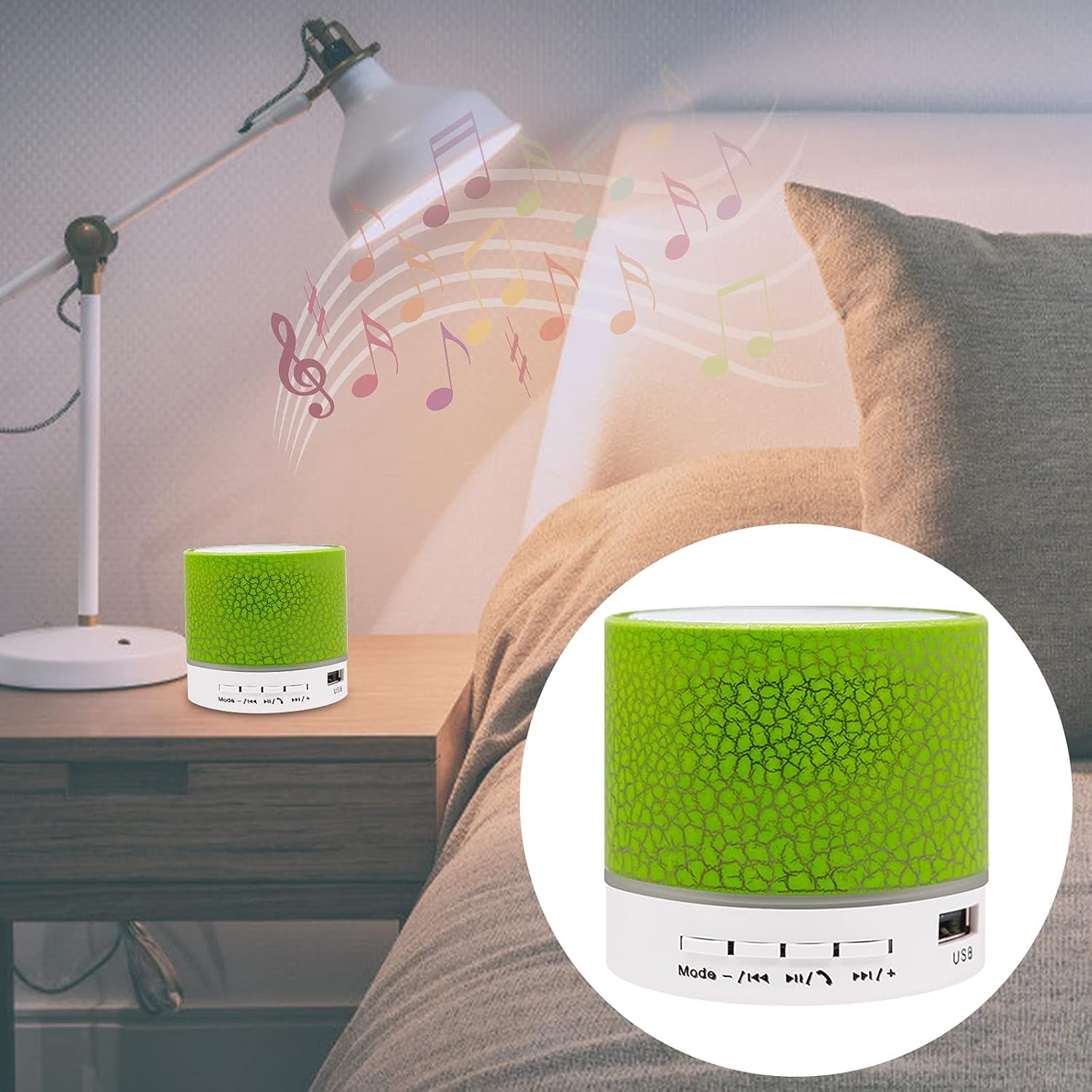 MAIKUI Bluetooth Speakers,Crackle Bluetooth Audio Card,Portable