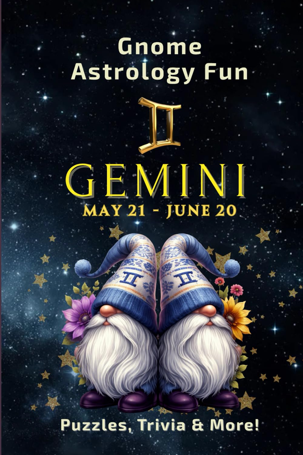 GNOME ASTROLOGY FUN – GEMINI: 122 Puzzles, Trivia and Astrological Insights for Adults and Seniors (GNOME ASTROLOGY FUN: The Zodiac Collection)