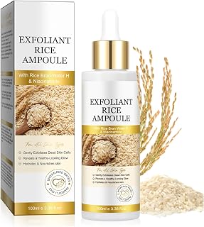 Peel Shot Glow Rice Ampoule Duo - With Niacinamide and Arbutin | Pure Skin Peel Shot Gentle Exfoliation | Rice Peeling Face Deep Moisture Supply | Rice Peel Glow Serum - 100ml