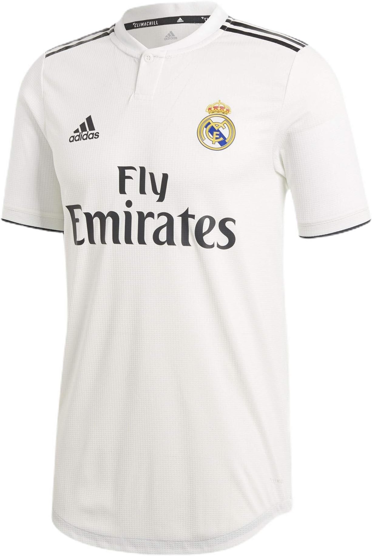 adidas 2018-2019 Real Madrid Home Authentic Jersey- White S