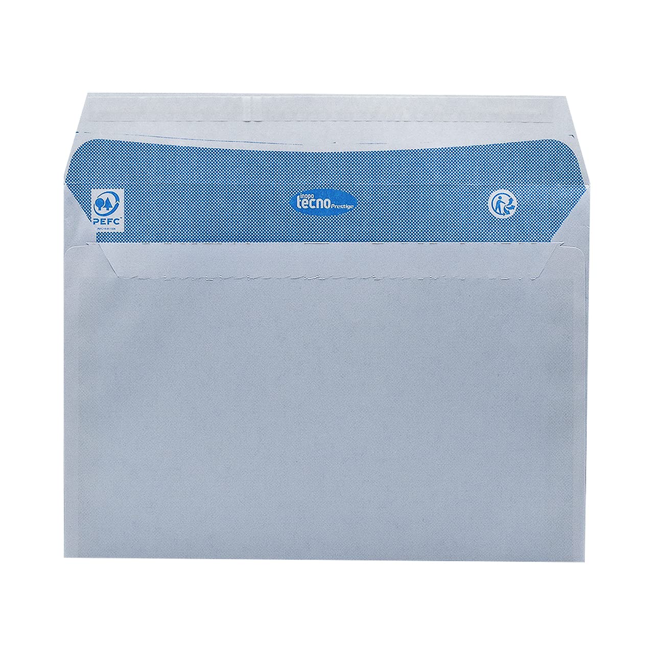 TECNO PRESTIGE, boîte de 500 enveloppes extra blanc, bande de protection, 90g, Format C5 162x229 mm