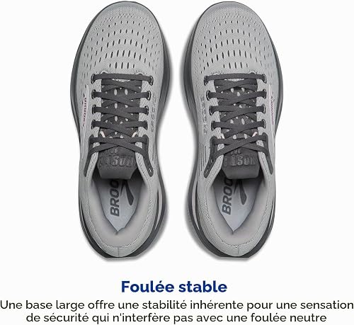 Brooks Womens Ghost Max 3 Sneaker, Harbor Mist Poppy Seed Pink, 7 UK - 5