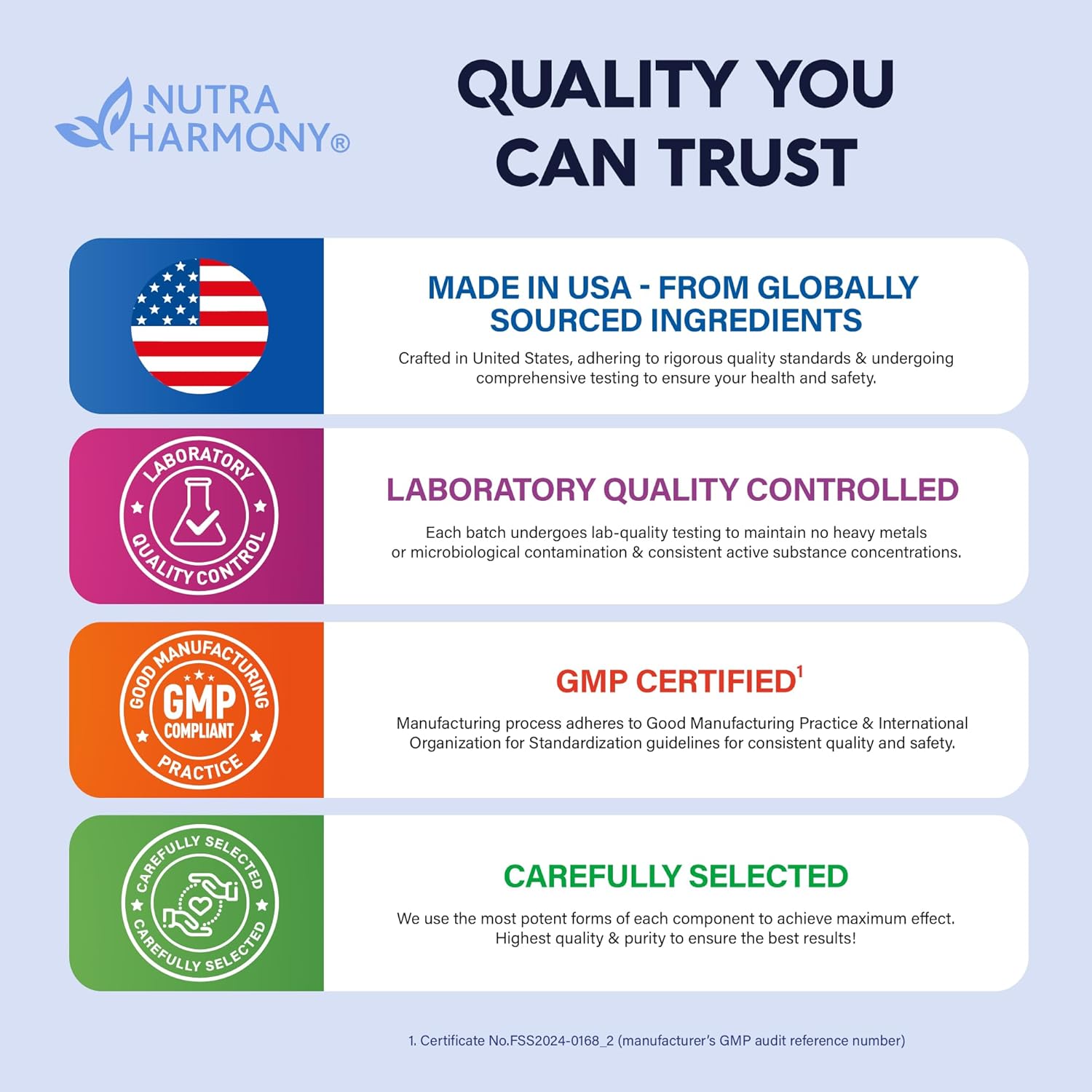 Magnesium Glycinate - Sleep & Relaxation Support - Extra Strength Glycinate, Glycine & Taurine 1500 mg - Magnesium Supplement for Women & Men - Chelated & High Absorption - Made in USA - 120 Capsules - Image 9