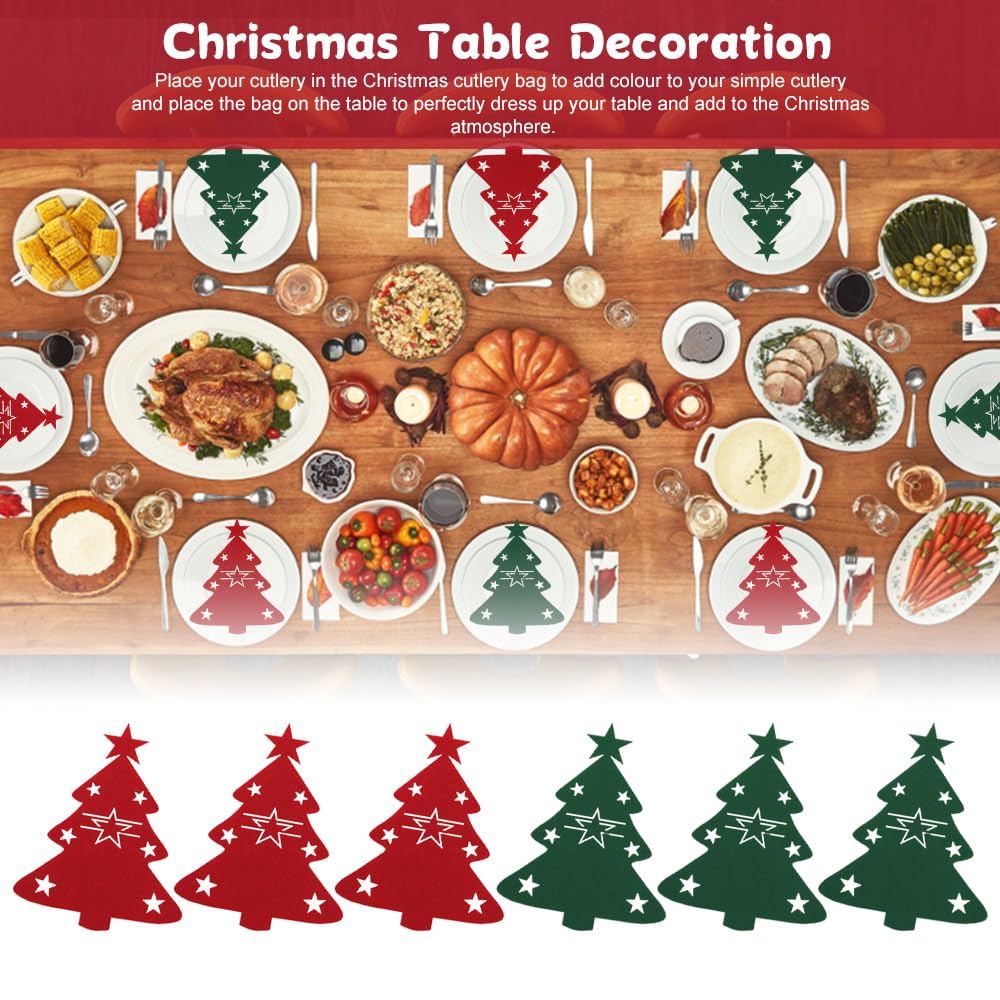 BOFUNX 12 Porte-Couverts De Noël Et Marqueurs De Verre à Vin