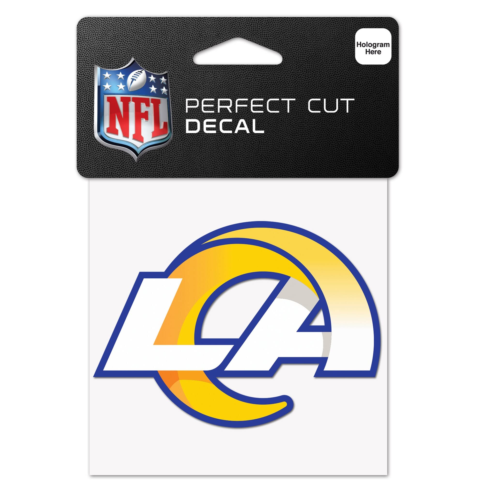 WinCraft Los Angeles Rams Aufkleber, 10,2 x 10,2 cm, perfekter Schnitt
