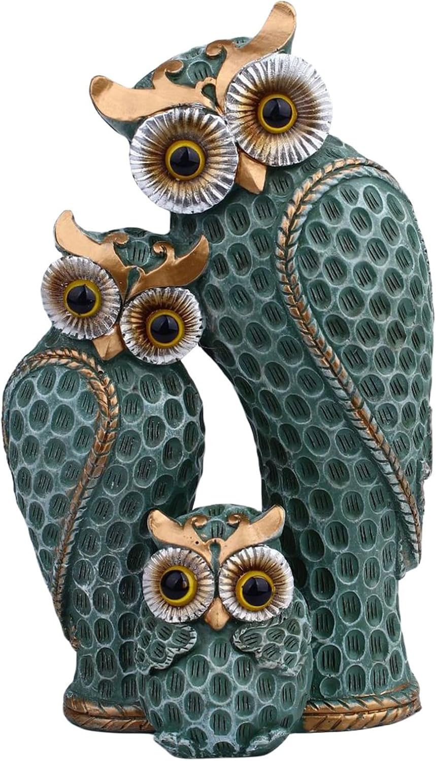 Amazon.com: Zyqixluk Owl Decorative Statue Sculpture Shelf Decor ...