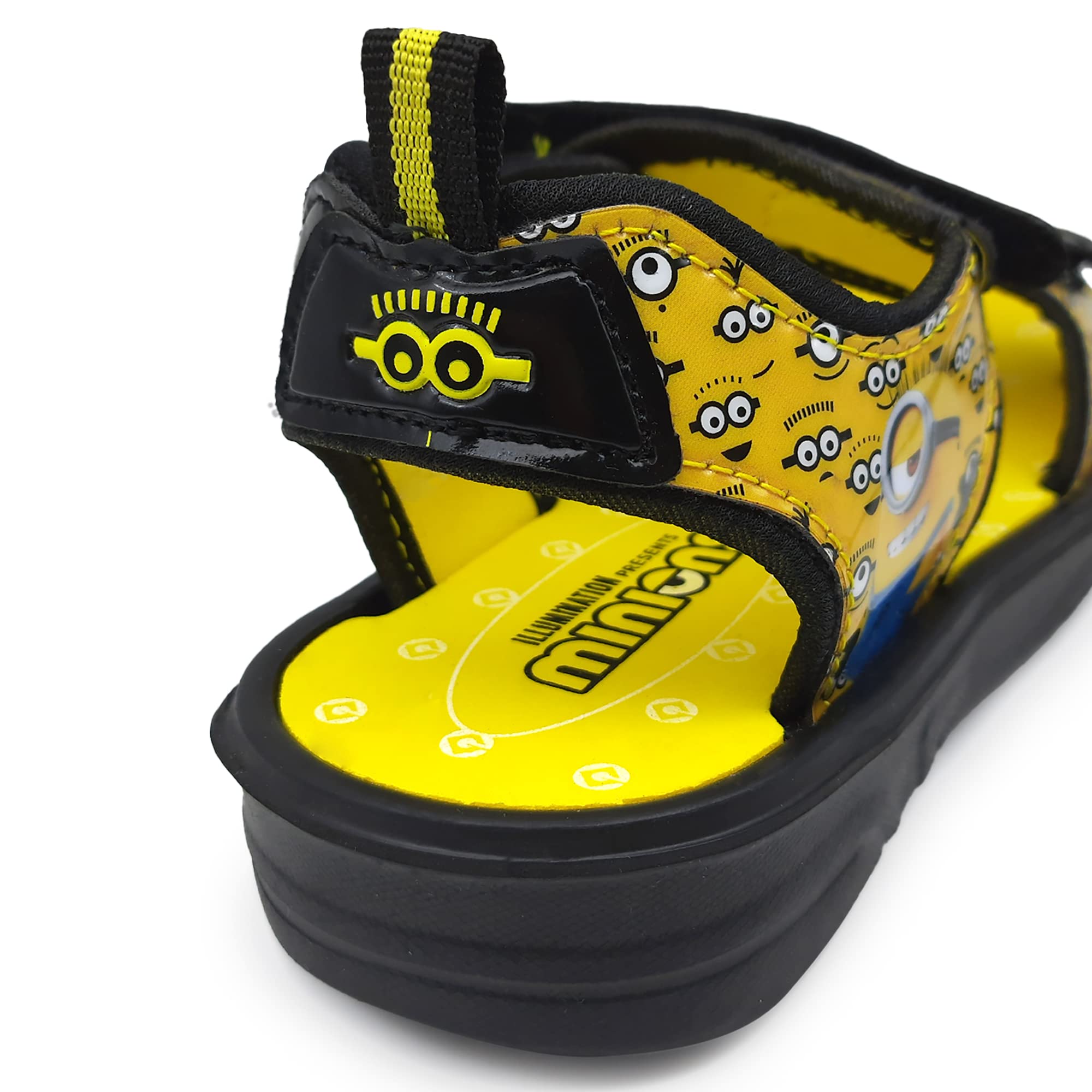 Kidsville Boys Minions Printed Multi Sandals For Boys Sandal