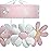 Lambs & Ivy Daisy Dreams Pink/White Musical Baby Crib Mobile Soother Toy