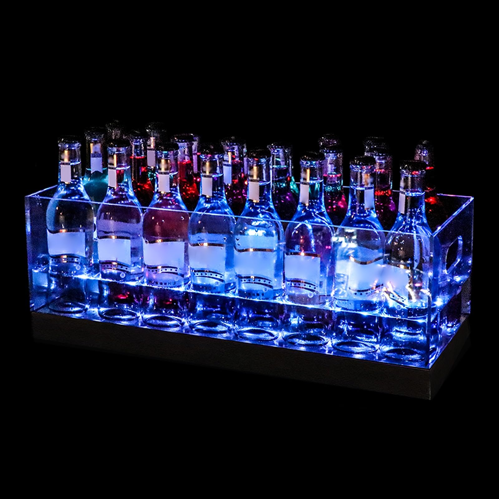 Seau à glace champagne LED pour réunions de famille et soirées
