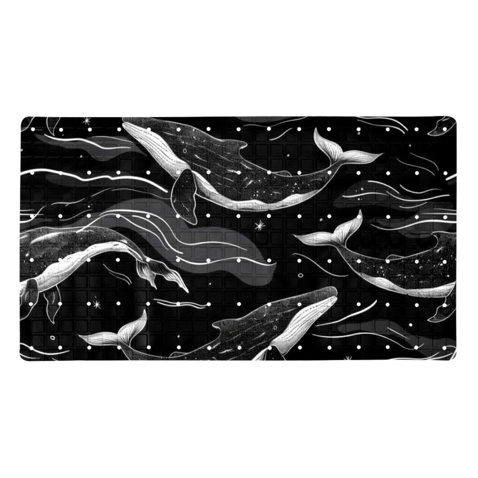 Tapis de bain antidérapant à séchage rapide et sécurisé avec ventouses