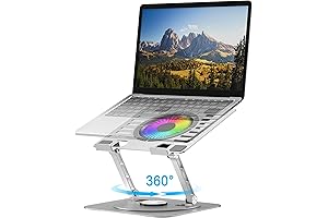 Ergonomic Laptop Stand with Enhanced Cooling