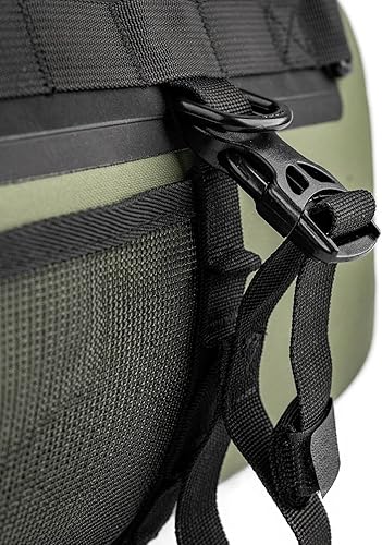 Miniatura 8 de Explorer Bolsa seca impermeable de 50 litros  Mochila trasera enrollable a prueba de polvo para motocicleta para camping, kayak, navegación  TPU