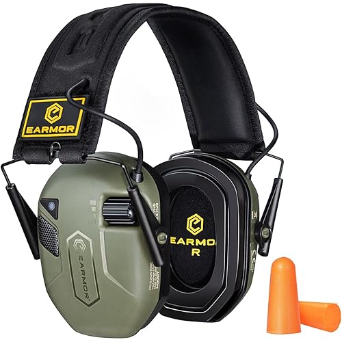 EARMOR M300T Upgrade Bluetooth 5.4 Hearing Protection, Electronic Ear Muffs For Shooting Noise Reduction With Gel Ear Pads