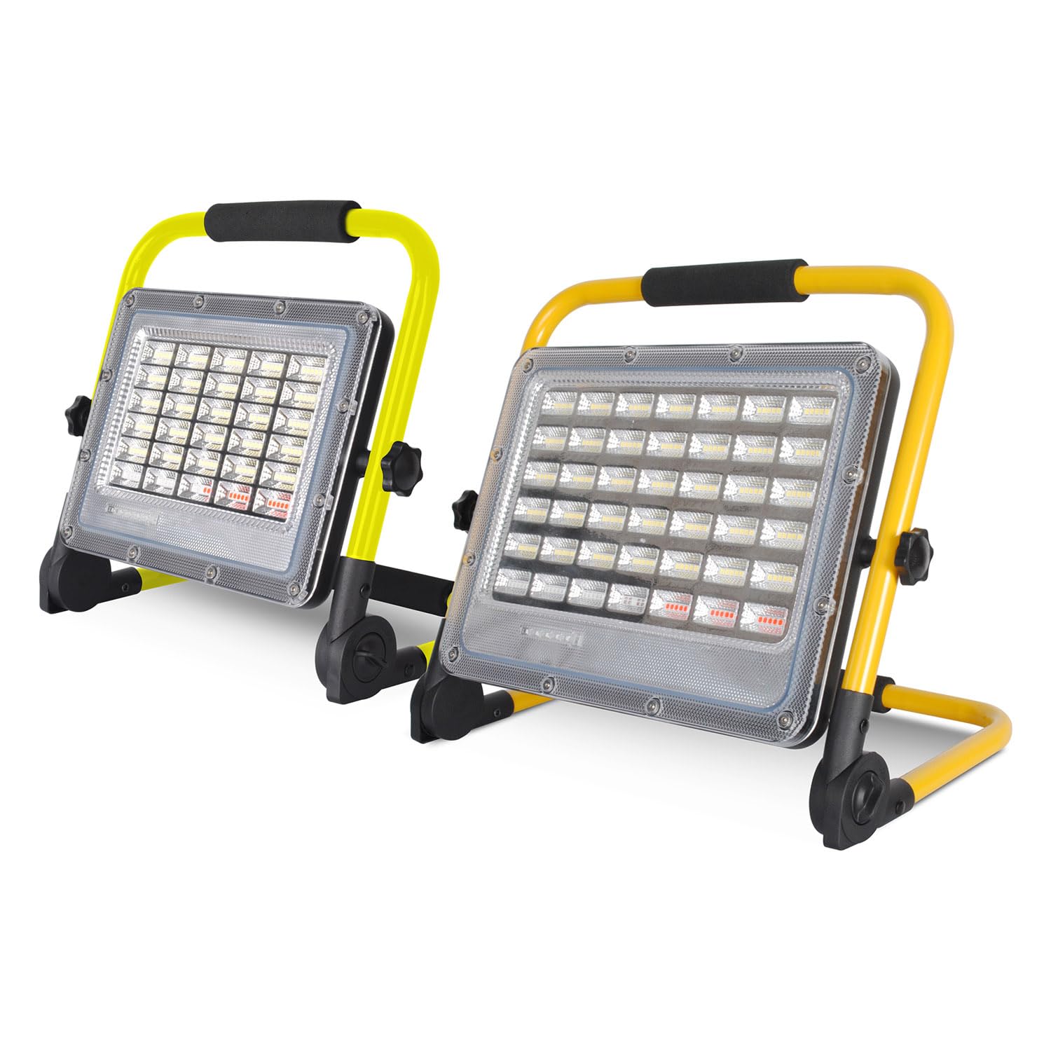 ledbox Proyector LED, 100W con batería de Litio recargable + emergencia, Blanco frío