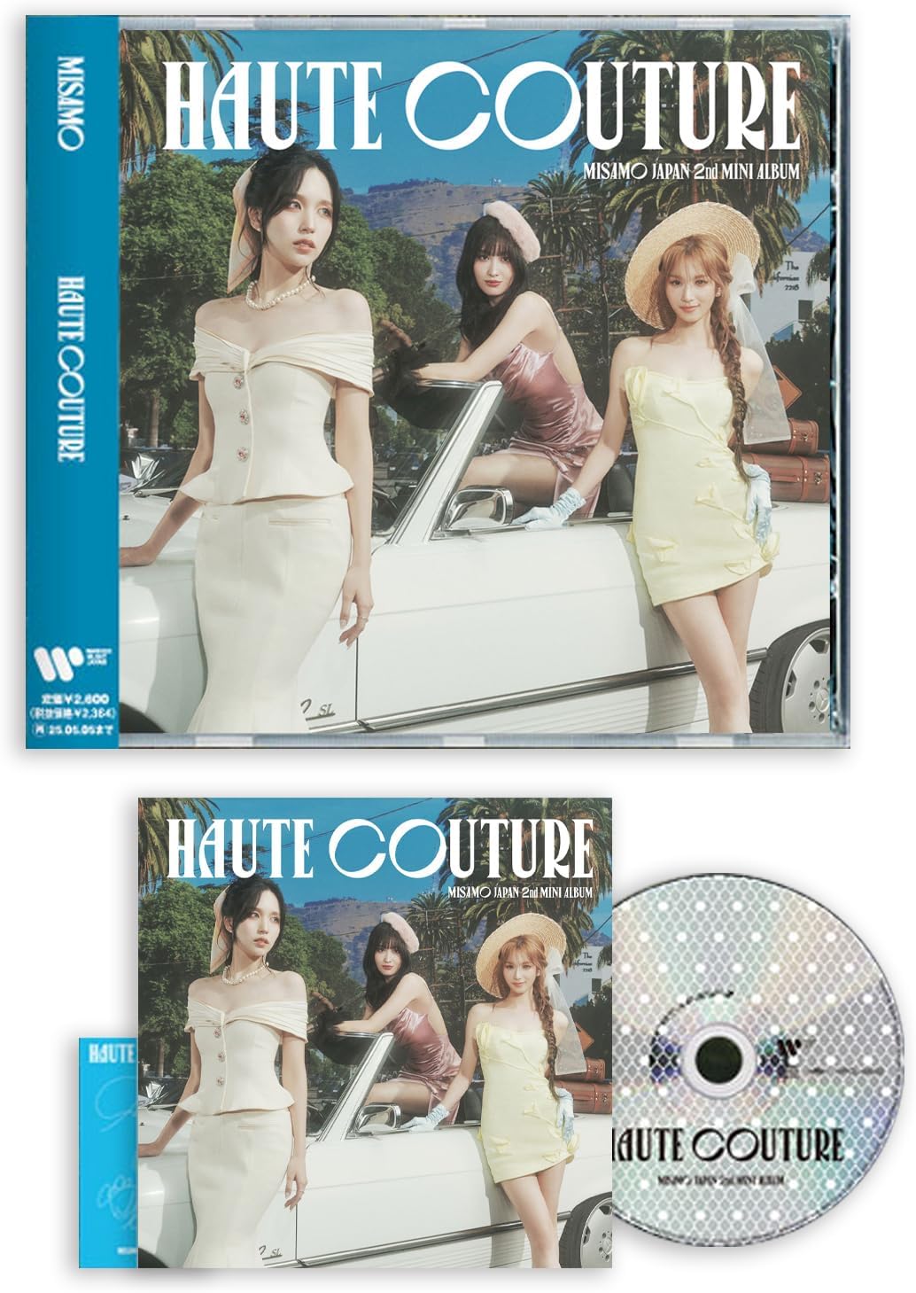MISAMO - Japan 2nd Mini Album [Haute Couture] (1st Press Regular Edition) Cover + Booklet + Trading Card + CD + 5 Extra Photocards