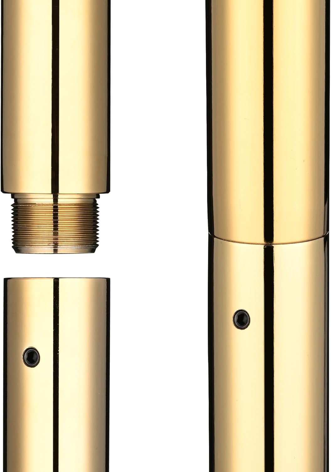 AW 150/250/262/320/500/1000/1020mm Dancing Pole Extension for 45 mm Pole Fitness Spinning Exercise Club Silver,Black, Colorful