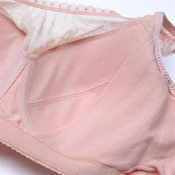 TOSOFT Women Post Operative Prosthetic Bras Full Cup Push Up Mastectomy Bralette For Breast Reconstruction Cancer Surgery (Color : Navy, Size : 80/36D)