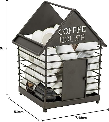 Miniatura 6 de Boston Warehouse - Cuenco de frutas y cesta de almacenamiento para encimera en forma de gato color negro