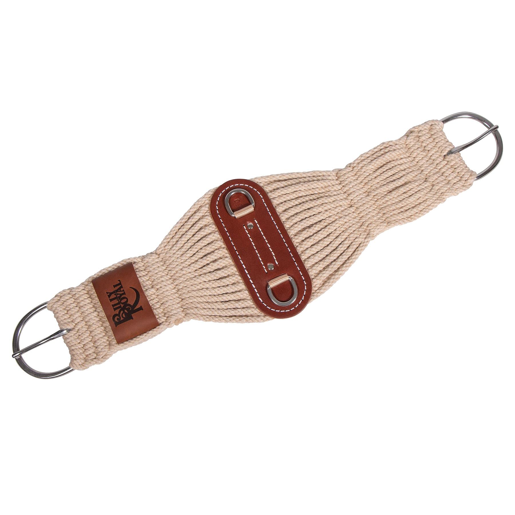 Billy Royal Western Horse Cinch | Non-Irritating Strings | Saddle Comfort and Stability | Stainless Steel | Durable & Naturally | Mohair Roper | Size 32