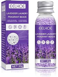 30g Lavender Laundry Scent Booster Beads | Odor Defense Laundry Scent Booster for Washer | Fresh & Natural Lavender Laundry Detergent Laundry Supplies for Long-Lasting Fragrance in-Wash