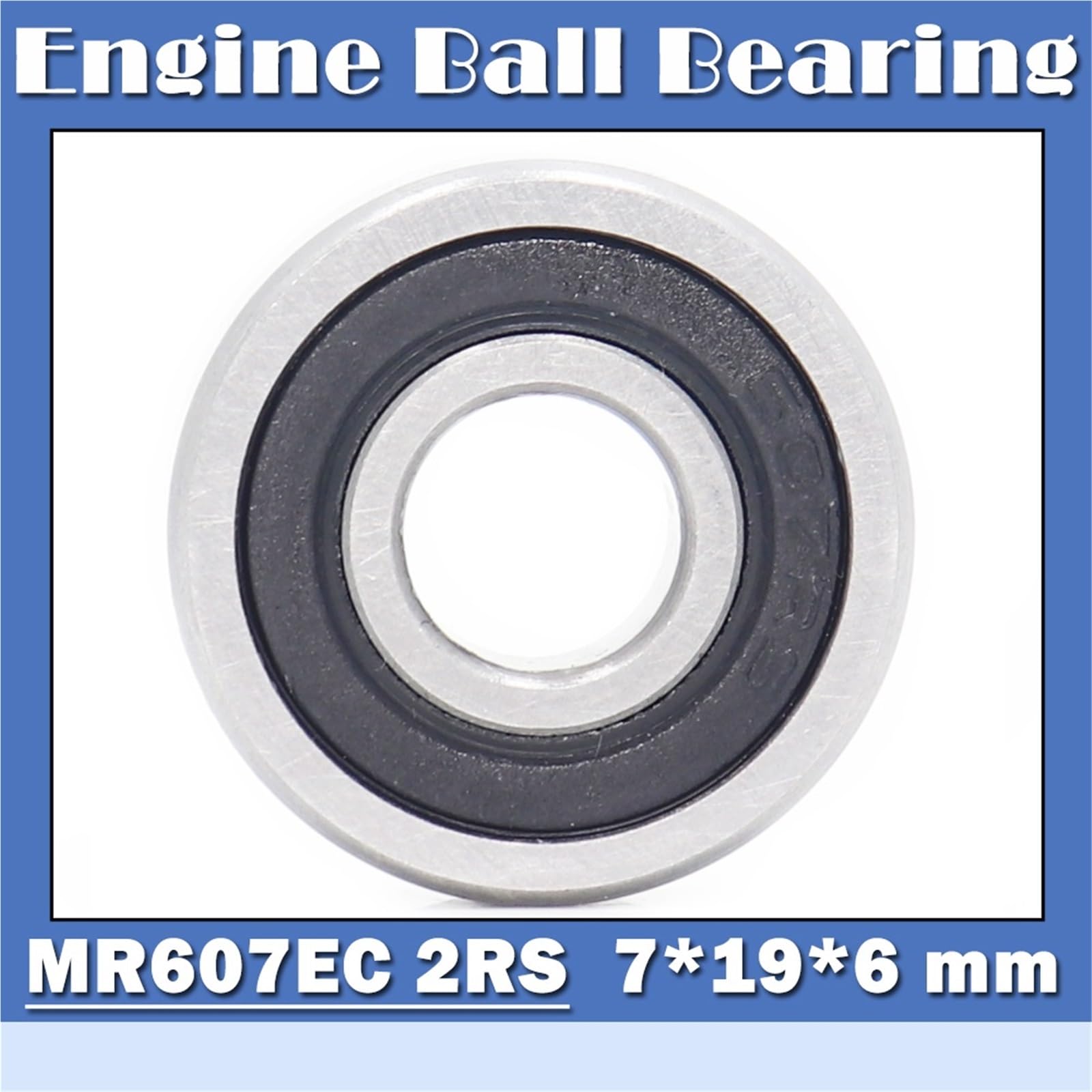 MR607EC 2RS 7 * 19 6 mm Motor delantero Rodamiento de bolas de cerámica T9H Rodamientos sellados dobles 1 pieza
