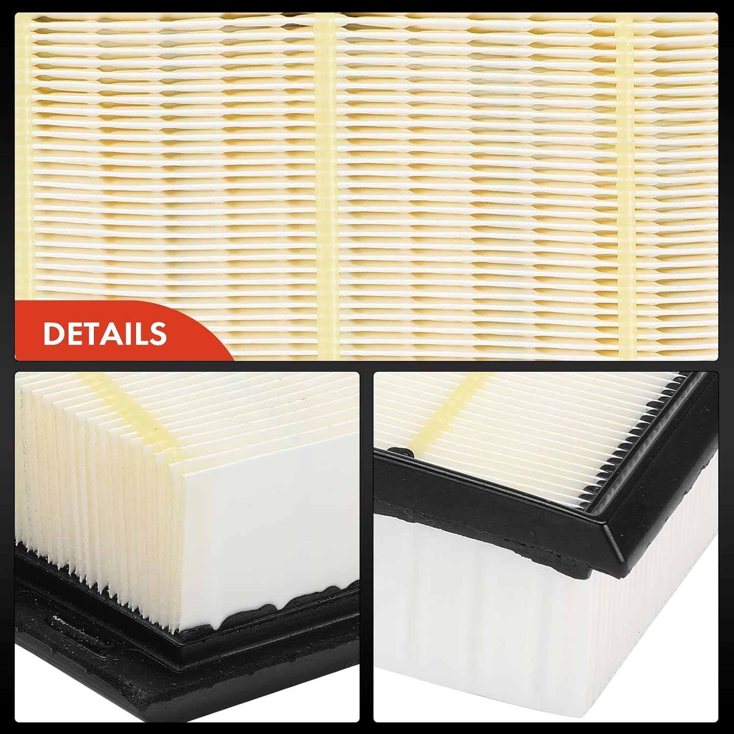 A-Premium 2-PC Engine Air Filter Compatible with Porsche 911 2020 2021 2022 2023 2024 3.0L
