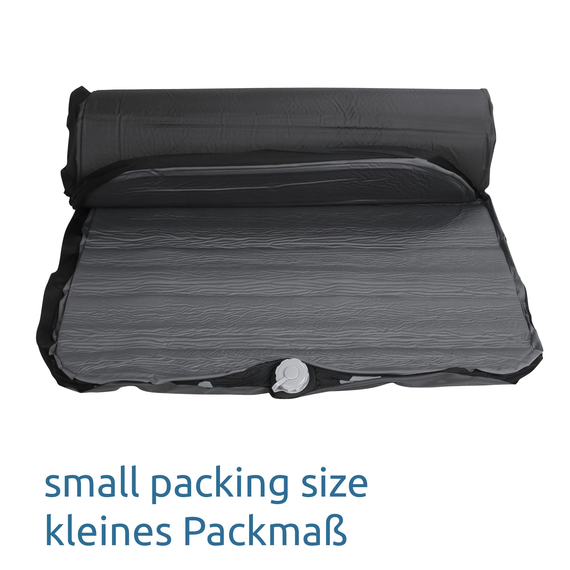 your GEAR ISO 3D - Komfortmatratze 200x73x10cm, Selbstfüllende Isomatte mit TPU Luftkammer – Outdoor Campingbett, Gästebett, Aufblasbare Luftmatratze, Isomatte selbstaufblasend, ganzjährig verwendbar