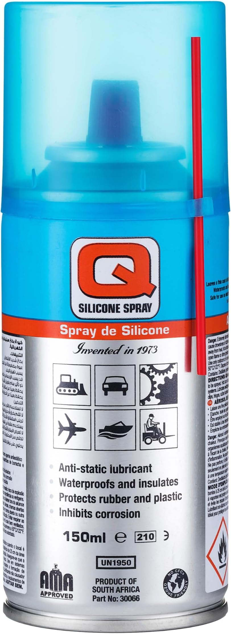 Q OIL Q8 Silicone Lubricant, 150 ml