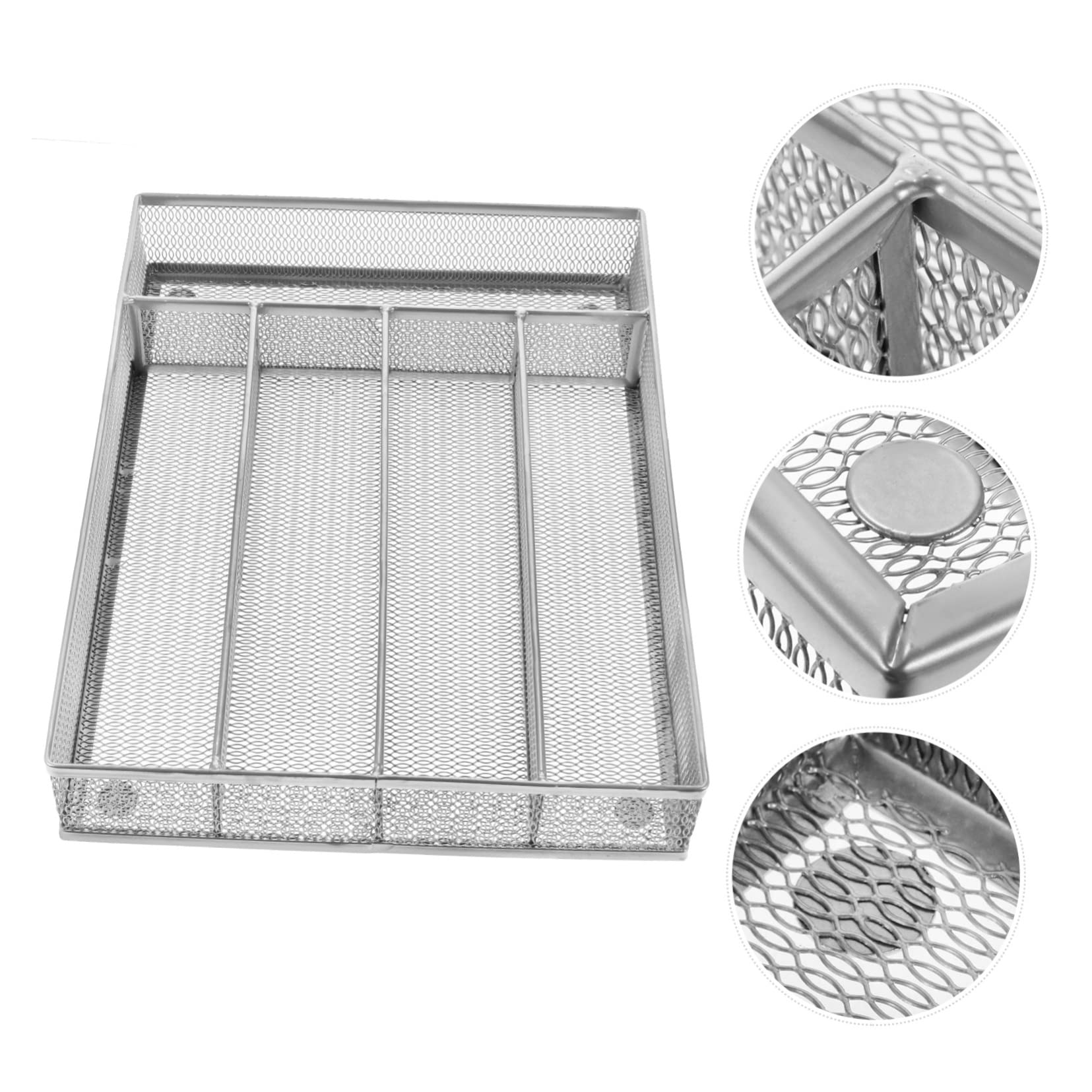 Mikinona 1pezzi Organizer Per Cucina Carbonio Divisa Per Utensili e Design Antiscivolo Adatto Per e Ristoranti
