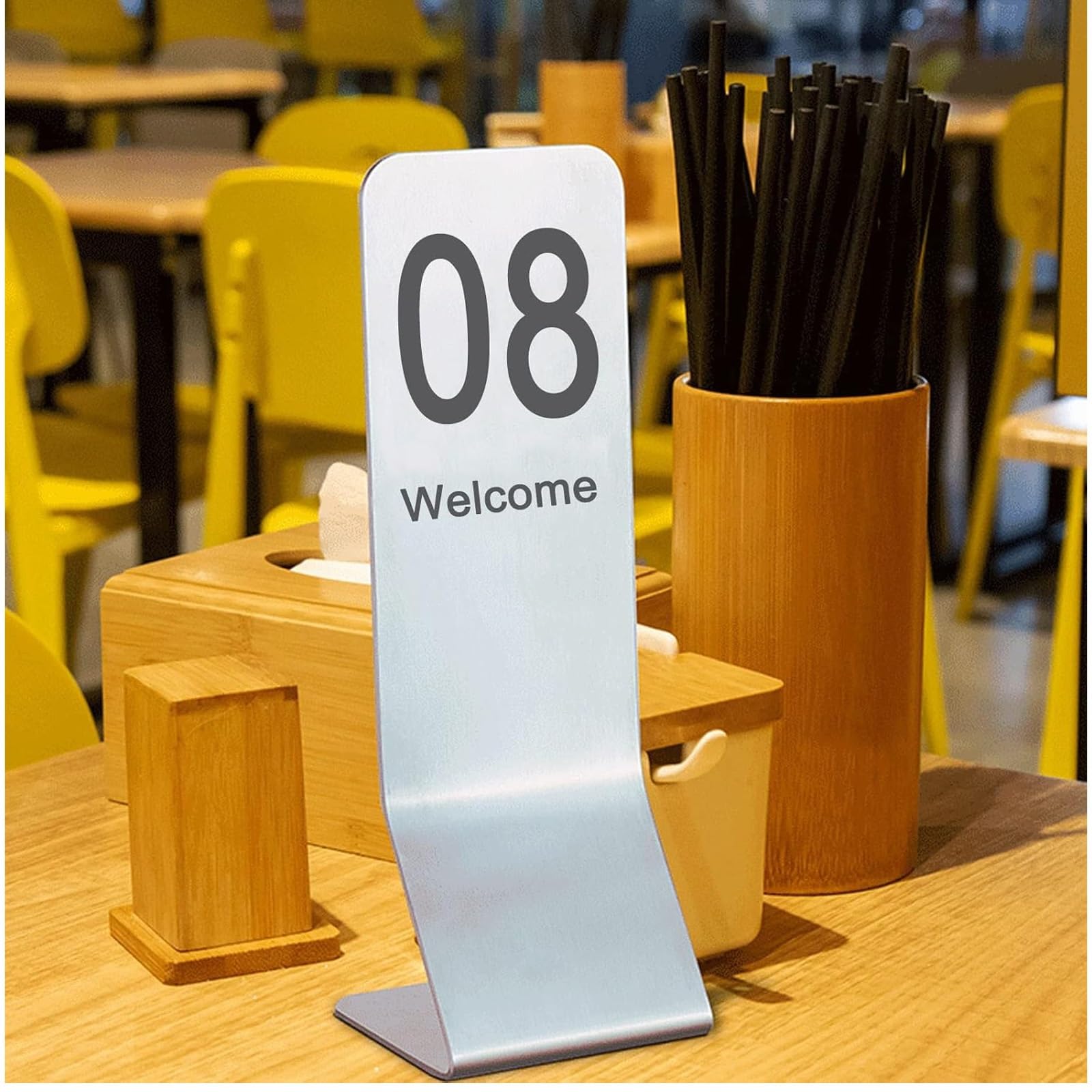 Table Numbers Edelstahl Tischnummern Hochzeit Sitzplan Tischkarten 1-10/20/30 Sitzplan Hochzeit, Tischnummern Nummernschilder, Doppelseitige Zahlen, Stapelbare Tischnummernschilder(1-10)