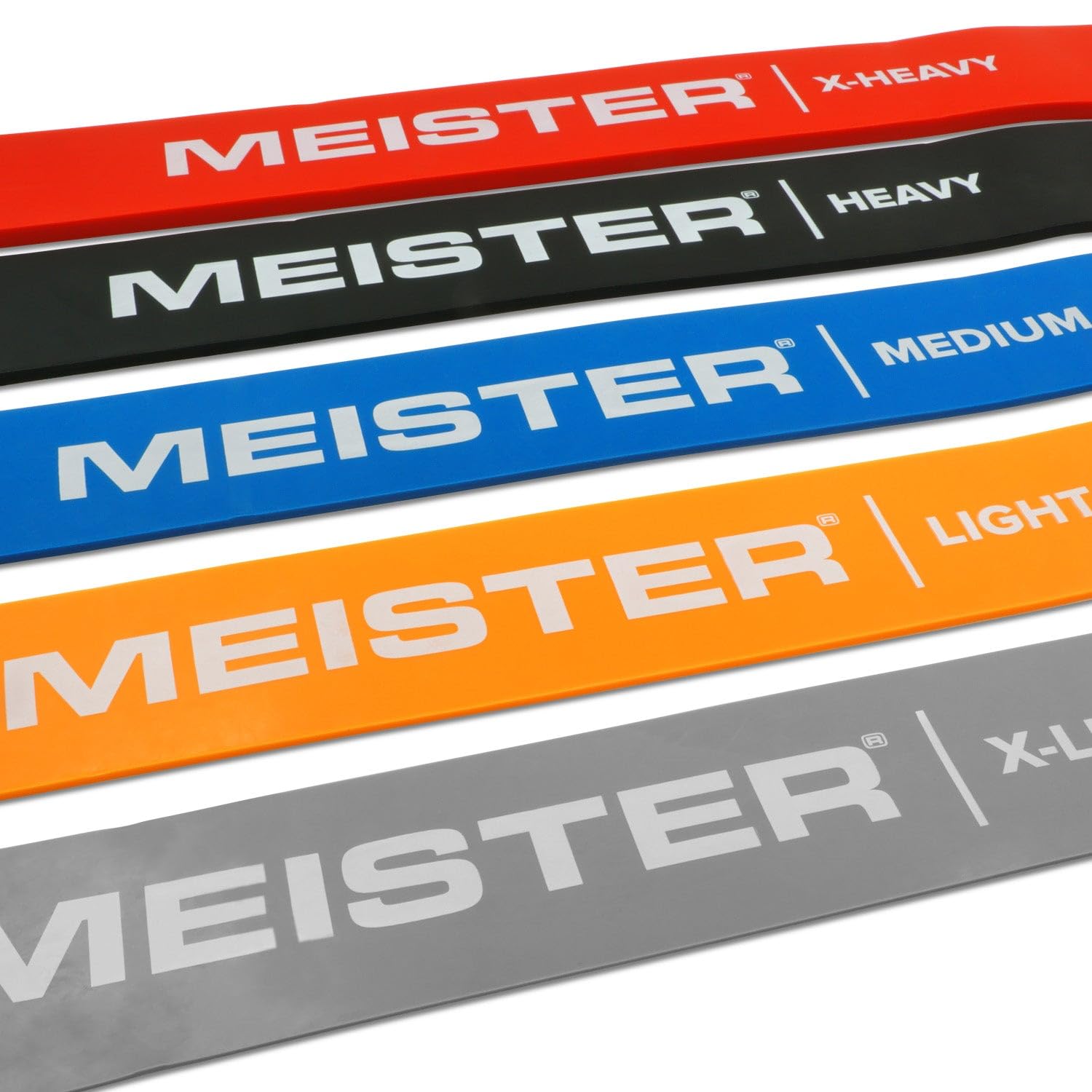 Meister X Band a Larghezza Comfort 41" x 2" Fasce di Resistenza – Fasce Loop Extra Larghe Premium