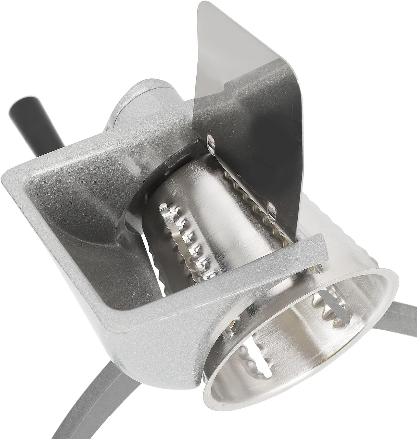 Sorandy 手回し野菜おろし金、ステンレススチール製刃5枚付きフードプロセッサー、フードシュレッダー | 野菜スライサー | チ