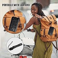 Vista 8 de Mitywah Funda impermeable para iPhone 11 Pro, resistente grado militar, a prueba de golpes, protección de pantalla integrada, resistente y gruesa