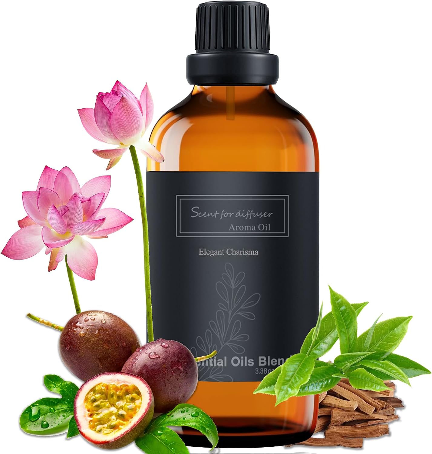 Hotel scents,Hotel Diffuser Oils,Elegant Charisma Aromatherapy Fragrances Inspired by Shangri-La,Pure Essential Oil with Cedarwood and Sandalwood for Diffuser-3.38 Fl Oz