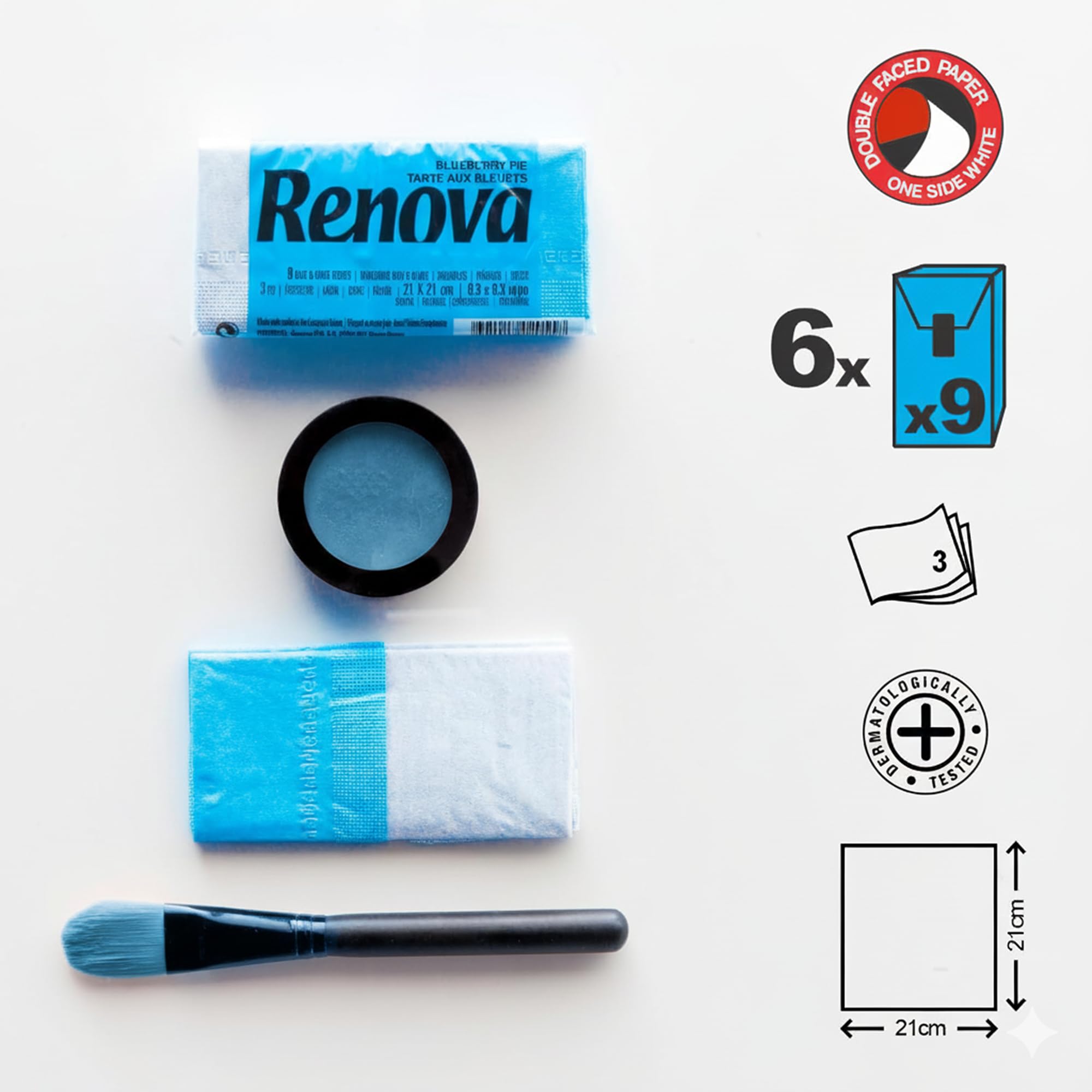Amazon.com: Renova Scented Pocket Tissue - 9 Tissues/Pack - 3-Ply