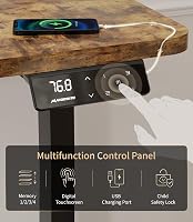 MAIDeSITe Elektromosan Állítható Íróasztal 140x70cm Memóriagombokkal és Kiegészítőkkel 4