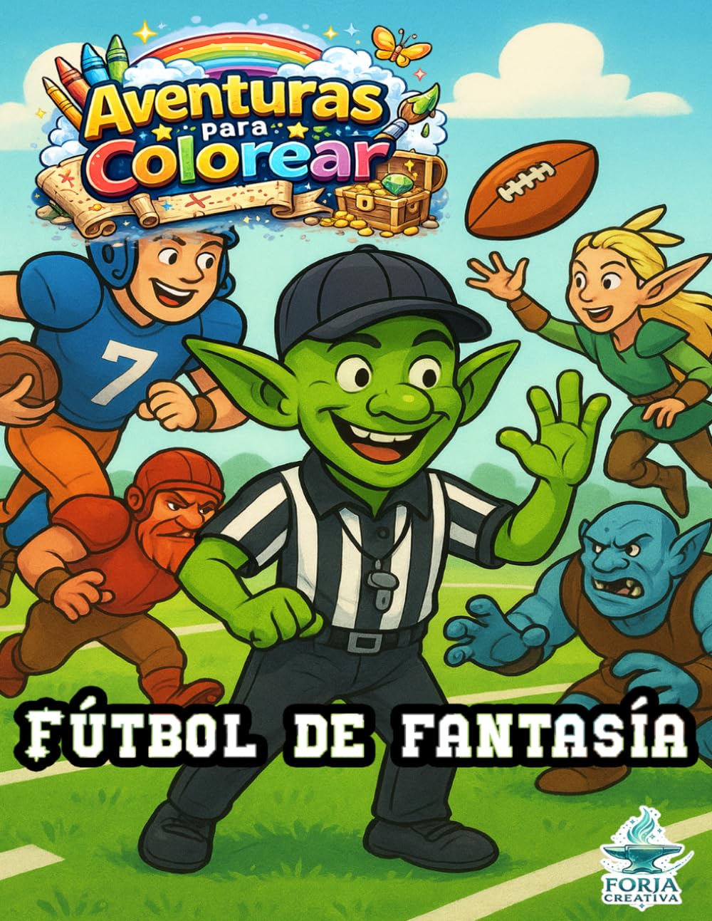 Aventuras para colorear: Fútbol de Fantasía