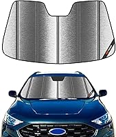 Vista 7 de Parasol para parabrisas Pigenius para Ford Edge 2015-2024, protector solar de ajuste personalizado para ventana delantera - AstraGuard
