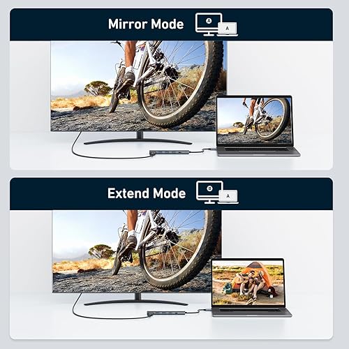 Miniatura 9 de Acer Hub USB C 5 en 1 con HDMI 4K, entrega de alimentación de 100W, 3 puertos de datos USB A, adaptador multipuerto USB C a HDMI para portátil, PC,