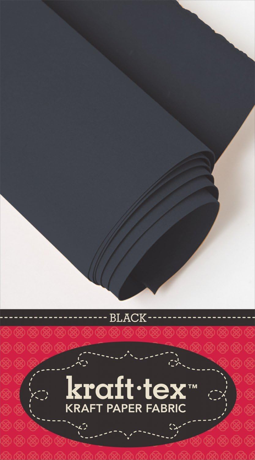 Kraft-tex Paper Fabric 19 x 1.5 Yard Roll Black