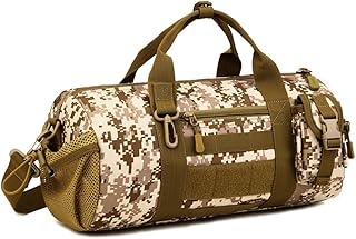 Cinmaul - Borsa a cilindro tattica militare con borsa a tracolla di grande capacità