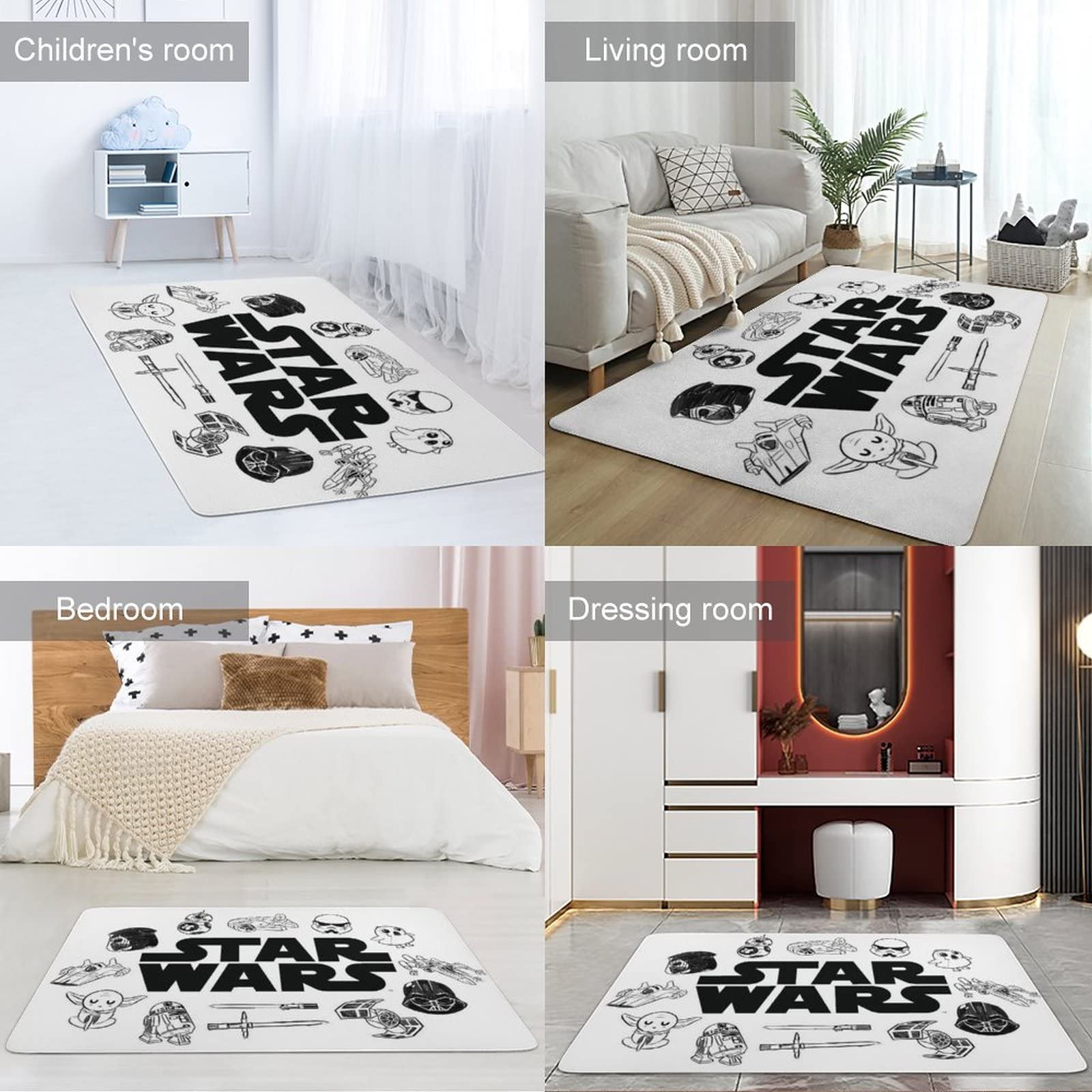 Amazon | スターウォーズ ラグ カーペット 洗える ラグマット