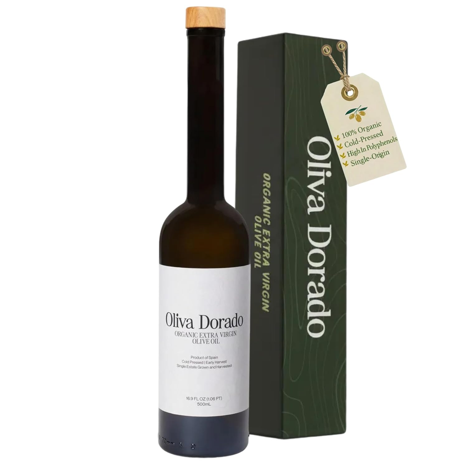 Oliva Dorado Aceite de Oliva Extra Virgen Orgánico 500 ml