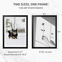 Vista 22 de Fun Memories Portarretratos de metal de 16 x 20 pulgadas con paspartú de 11 x 14 pulgadas, acabado de aluminio cepillado, parte delantera de vidrio