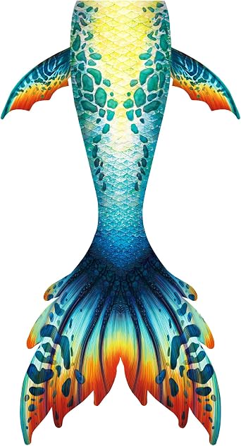 Mermaid Tails for Swimming, Mermaid Swimsuit Costume Set Bathing Suits for Adult & Teen Sizes