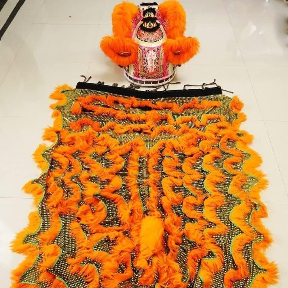 Amazon.com: YPDJVLTI Dragon Dance Lion Dance Wool Lion Dance Head