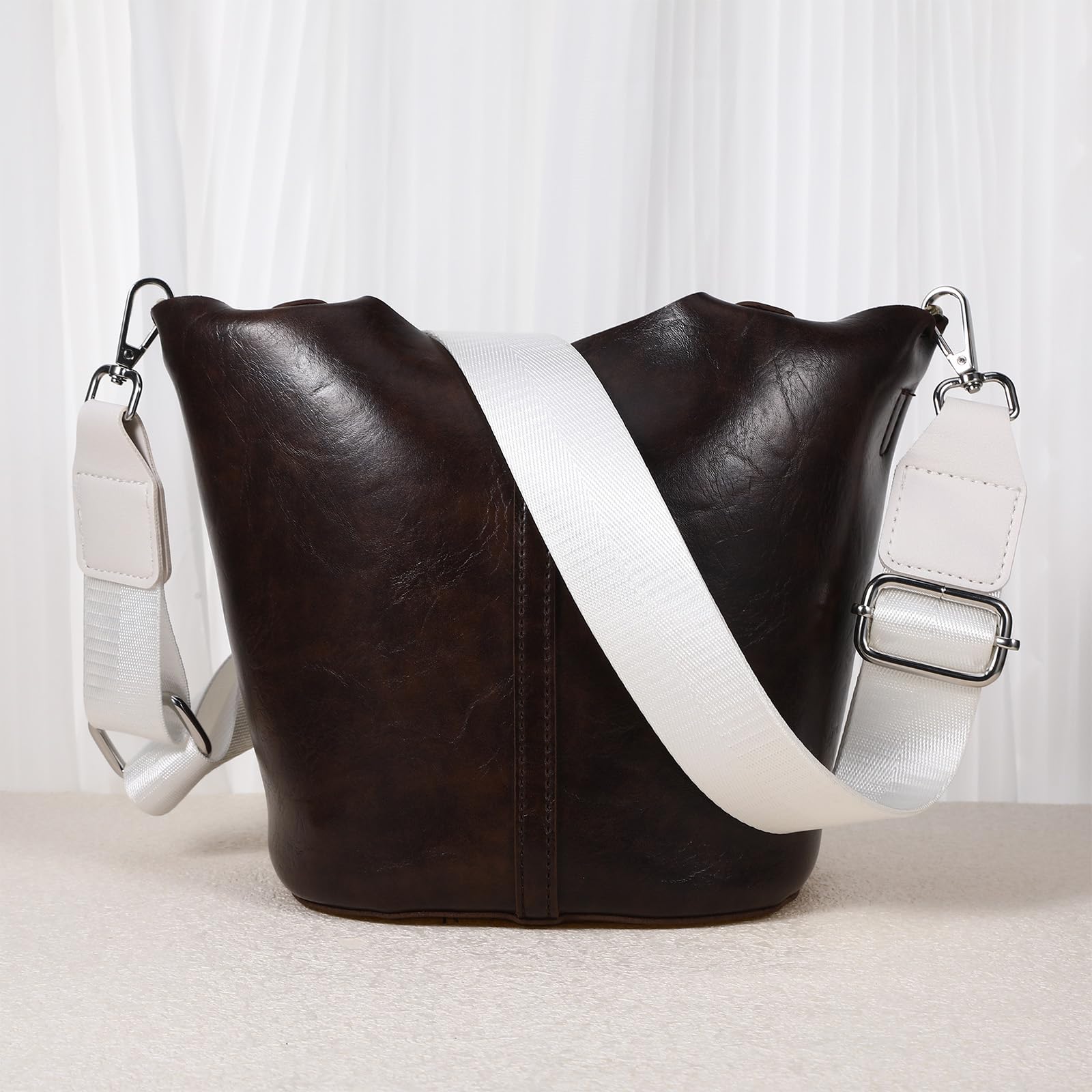 Cinghie da donna per cambiare, larghezza 3,8 cm, tracolla regolabile, motivo leopardato, per borse a tracolla, accessori fai da te con moschettone in oro per borsa