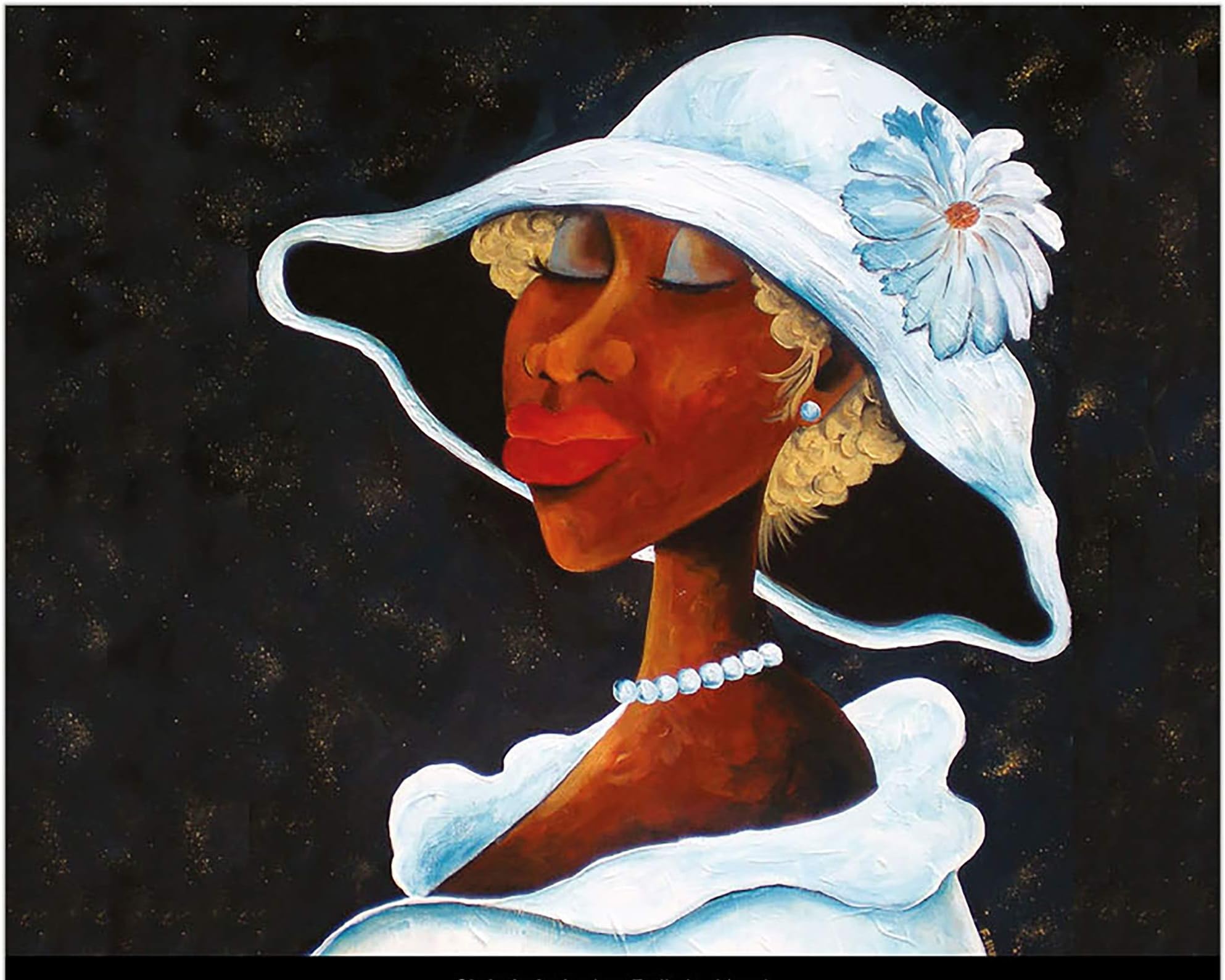 Simply Calendar Celebration of African American Art 2020 Lightweight Wall Calendar - 10.5" x 18" (Open)